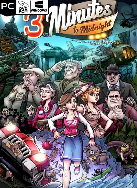 3 Minutes to Midnight – A Comedy Graphic Adventure Poster