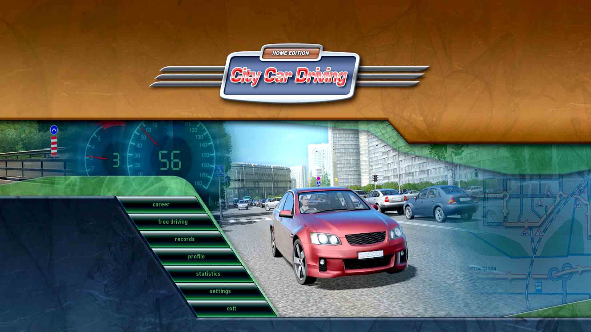City Car Driving Banner