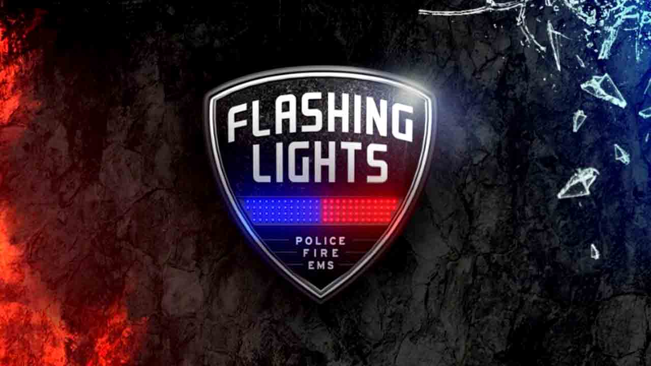 Flashing Lights – Police Fire EMS Banner