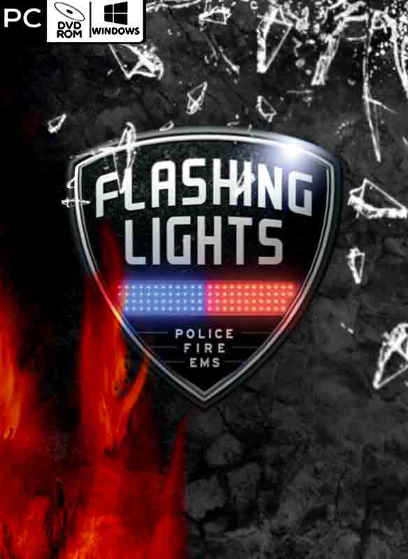 Flashing Lights – Police Fire EMS Poster
