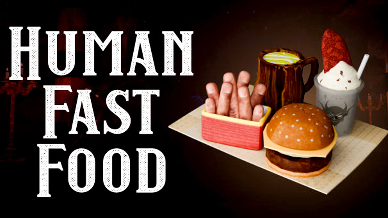 Human Fast Food Banner