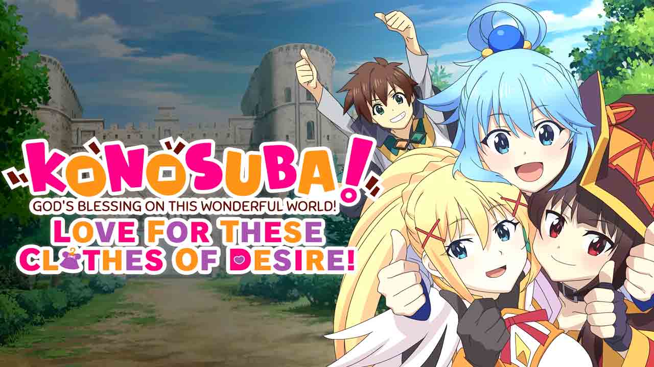 KONOSUBA – God’s Blessing on this Wonderful World! Love For These Clothes Of Desire! Banner